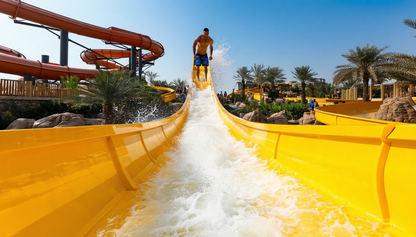 Thrilling Water Slides at Aquaventure World Dubai
